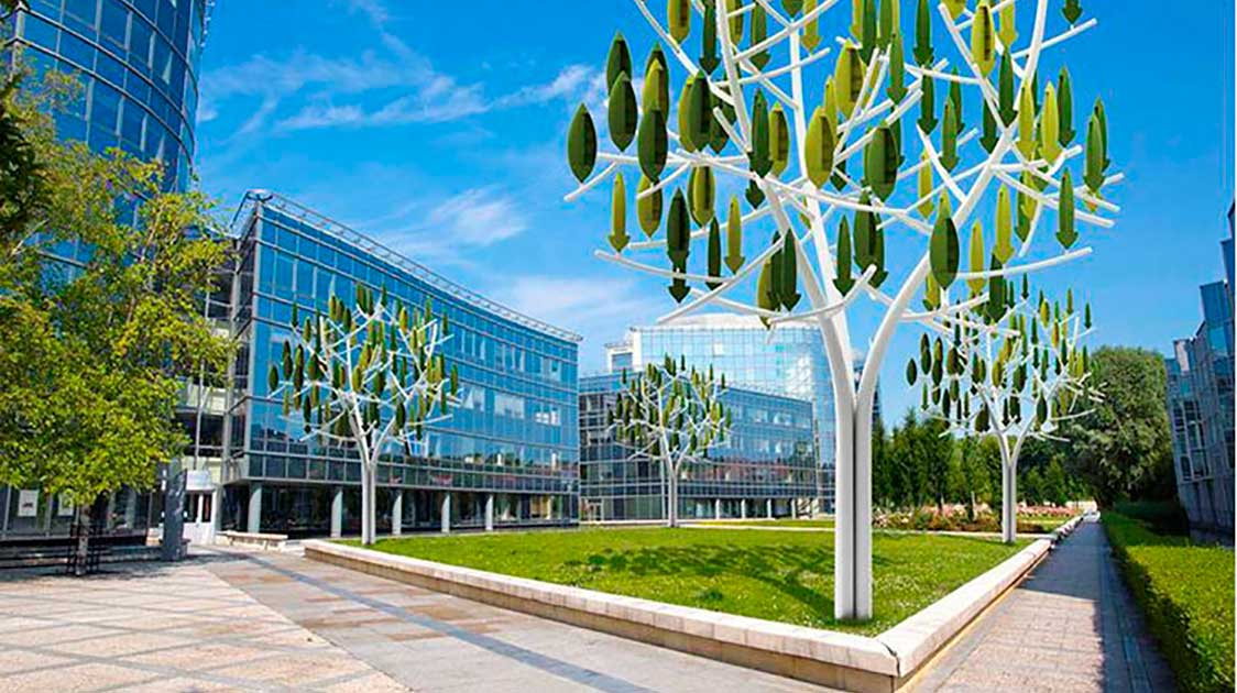 ‘Wind Tree’ Uses Leaf Turbines To Generate Electricity From Wind