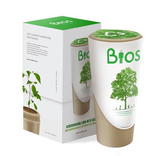 éxito Penetración sabio Urna Bios - La Urna biodegradable para convertirte en un árbol