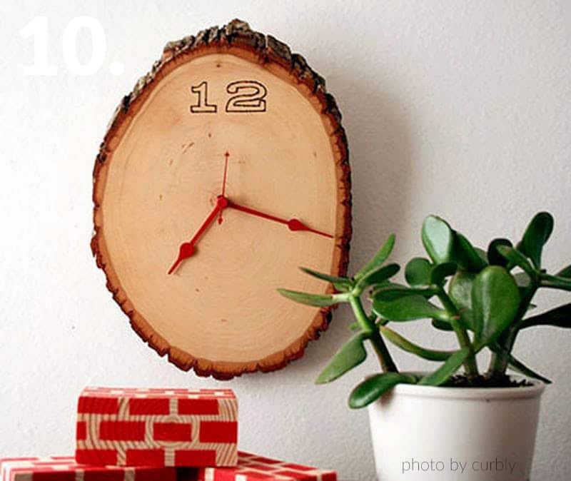 tree stump clock