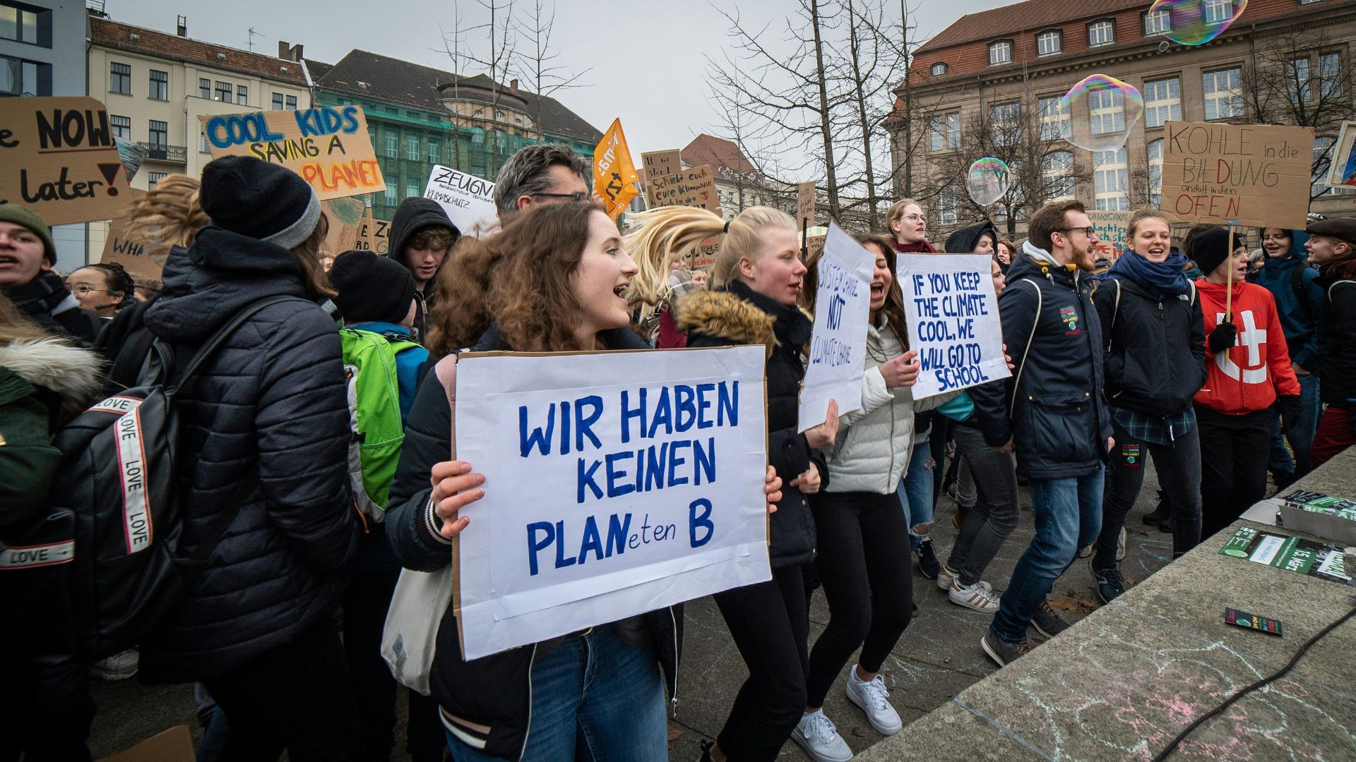 Swedish student leader Greta Thunberg and Anuna Anuna De Wever, a Belgian climate student activist win EU pledge to spend billions on climate change