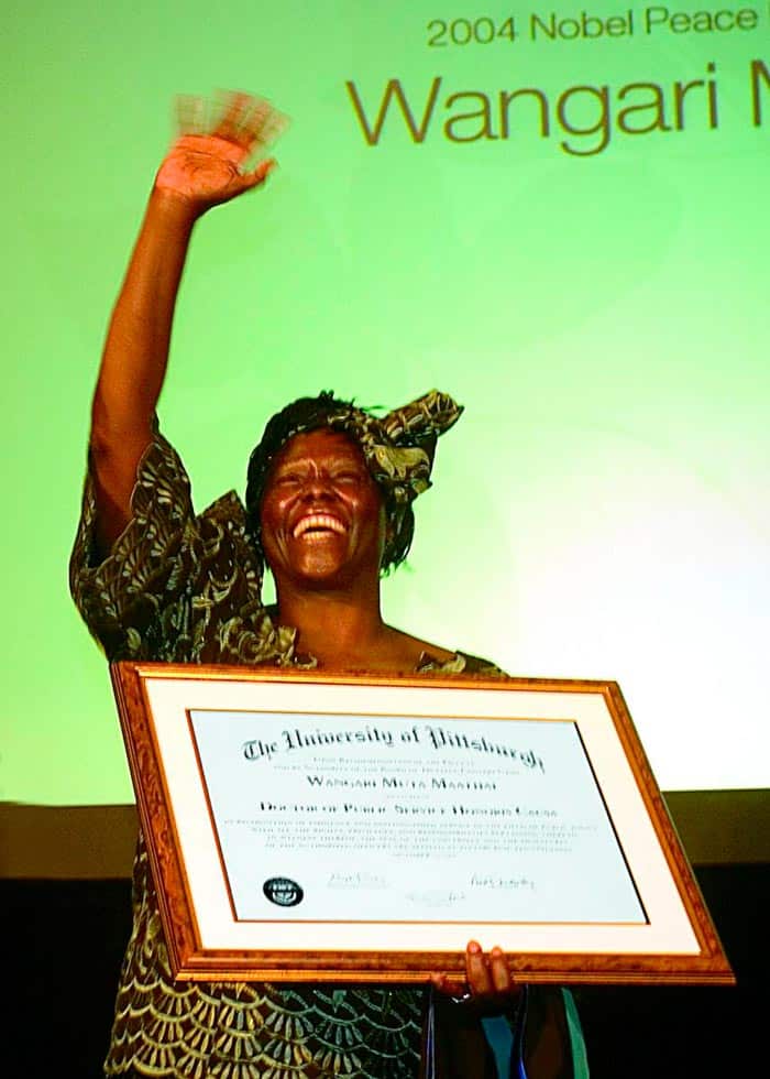 Bios Urn Blog: Wangari Maathai a risqué sa propre vie pour le reboisement